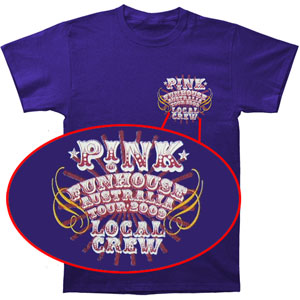 Pink Local Crew Purple T-shirt Front