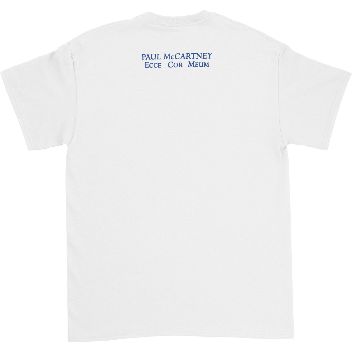 Paul Mccartney Paul McCartney Pocket Logo White T-shirt Back