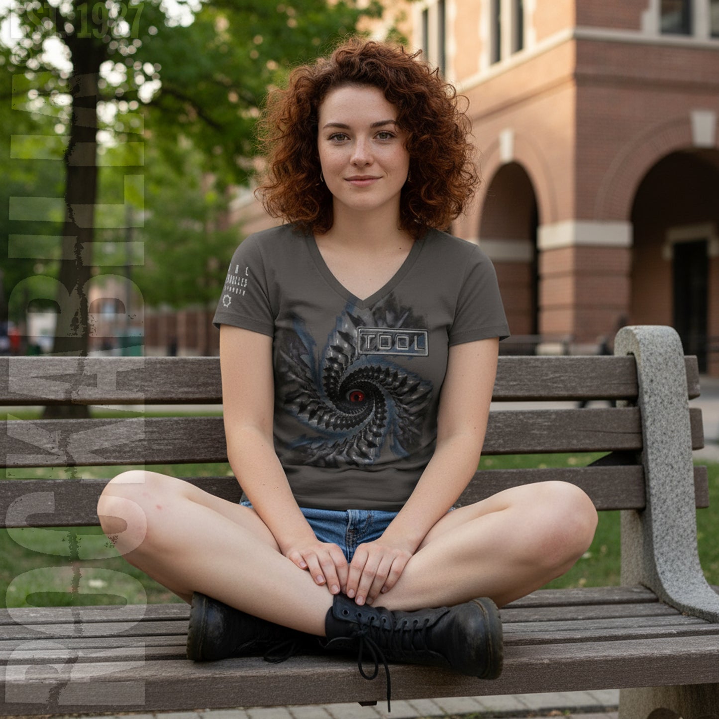 Spiral Jr V-Neck T Junior Top