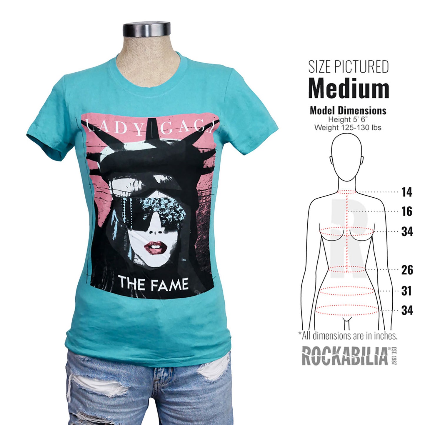Lady Gaga Lady Liberty Junior Top Alt 3