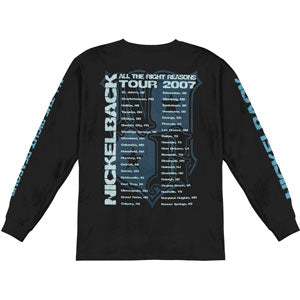Nickelback Crest Long Sleeve Back