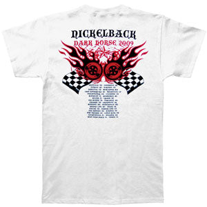 Nickelback Racing Crest 09 Tour T-shirt Back