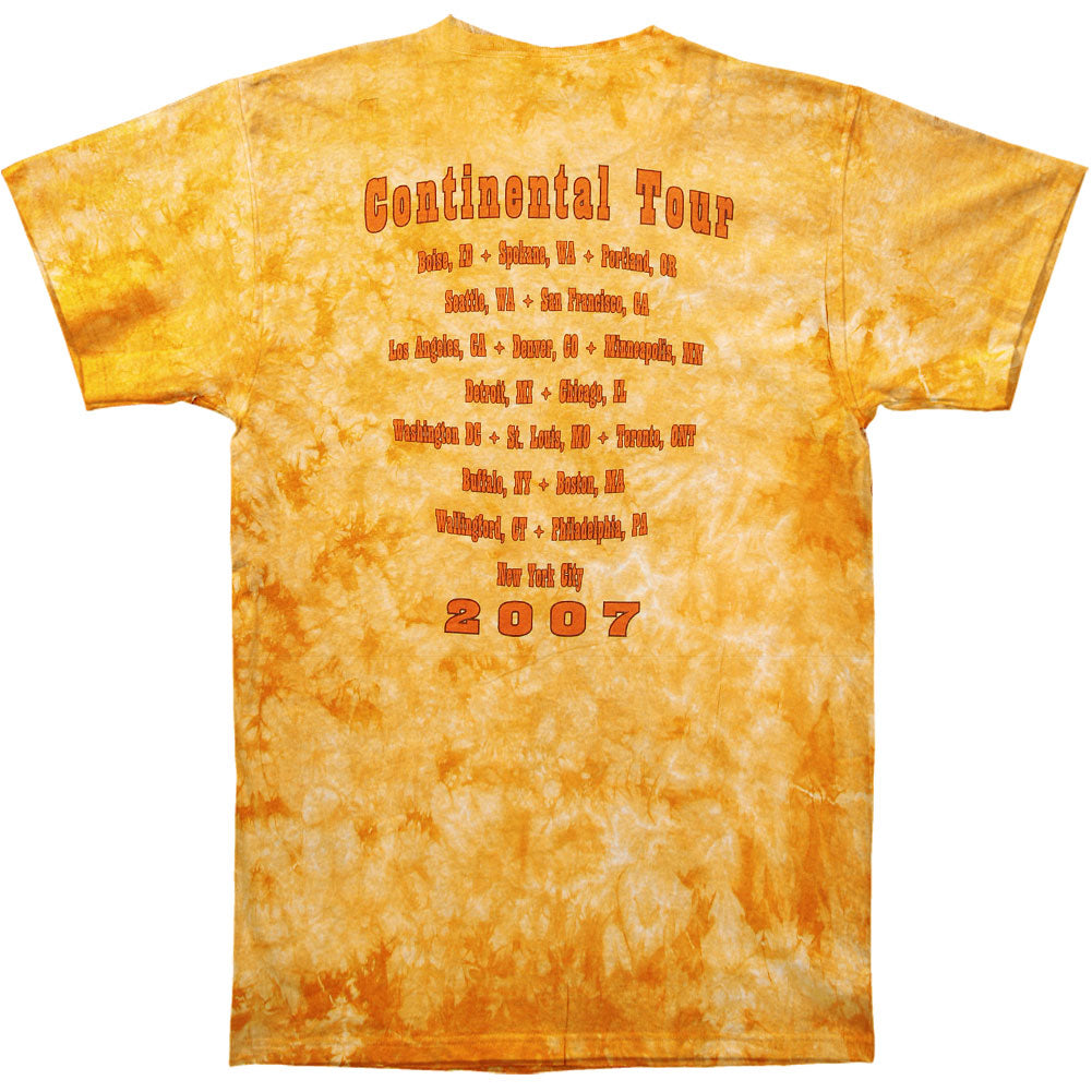 Neil Young Chrome Dreams II & Setting Sun Tie Dye T-shirt Back
