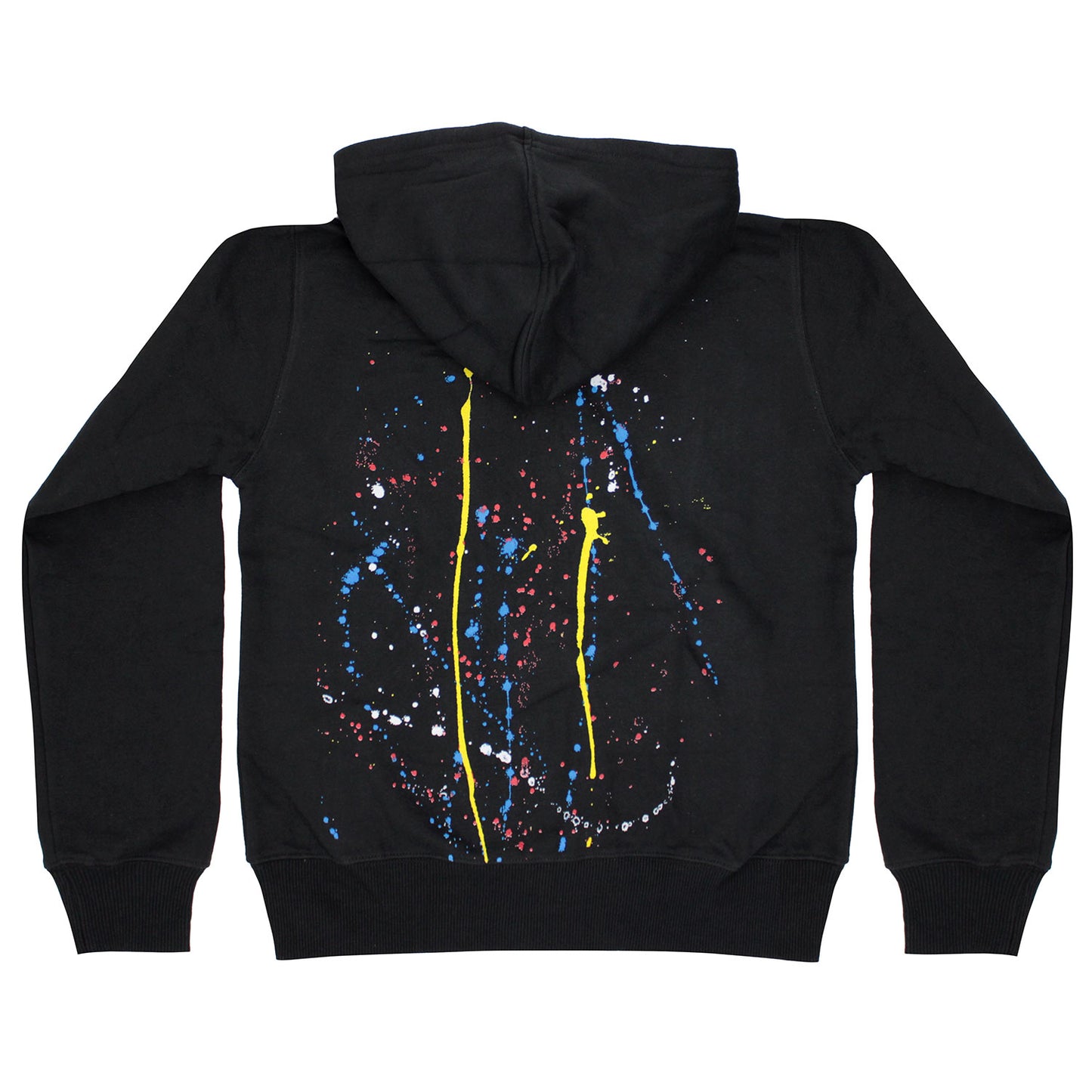 Neil Young Splatter Girls Jr Hooded Sweatshirt Back