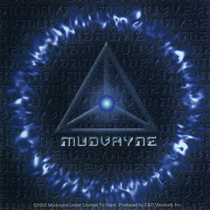 Mudvayne Blue Flame Square Sticker Front