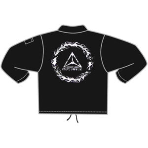 Mudvayne Silver Logo Windbreaker Back