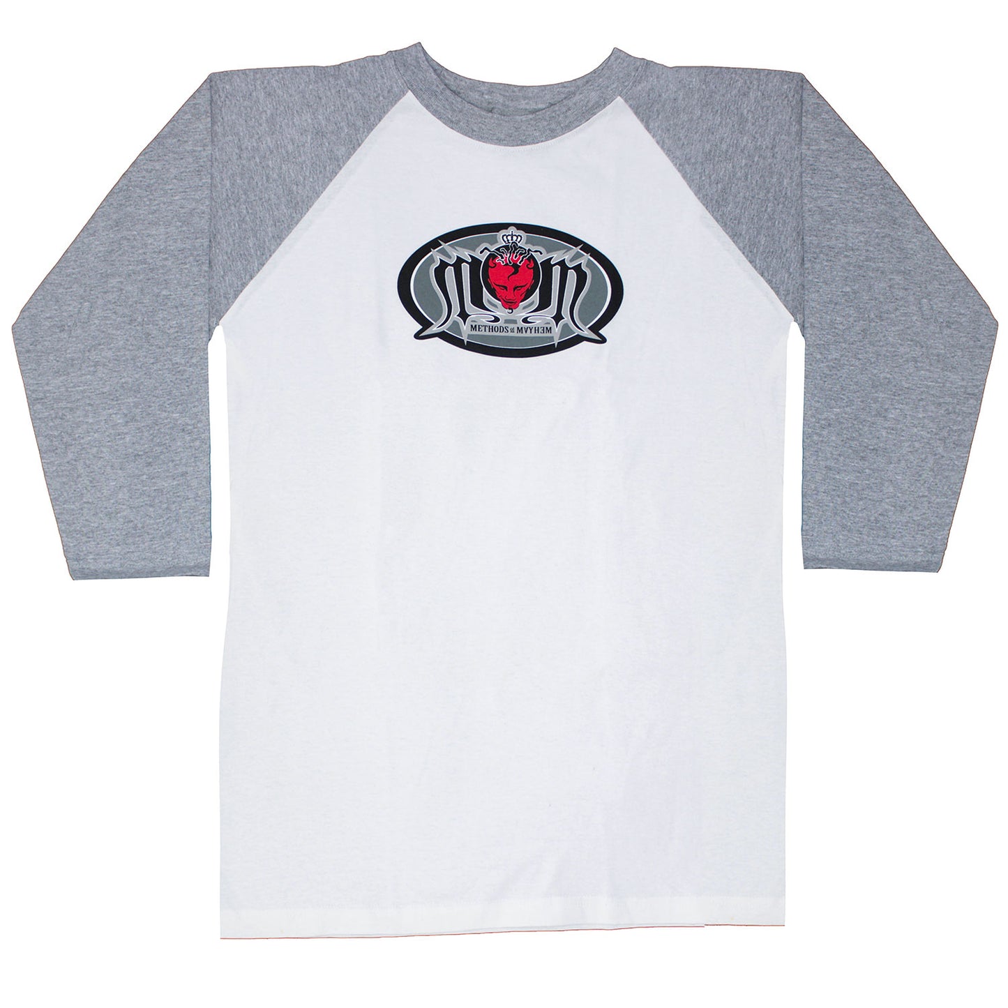 Methods Of Mayhem Demon Crown Logo Baseball Jersey Front