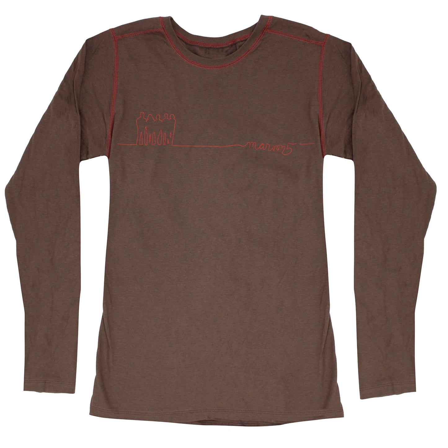 Maroon 5 Silhouettes Long Sleeve Front