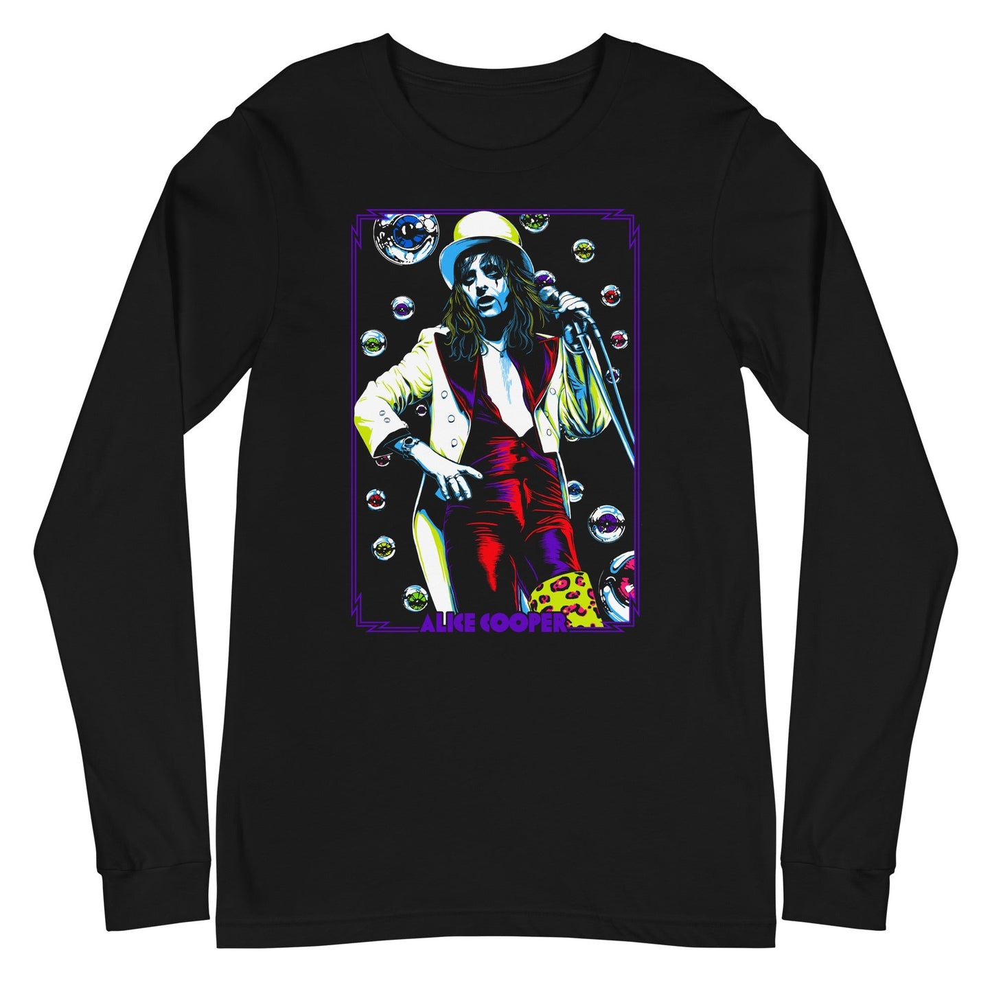 Alice Cooper Alice Cooper - Bubbles Long Sleeve T-Shirt