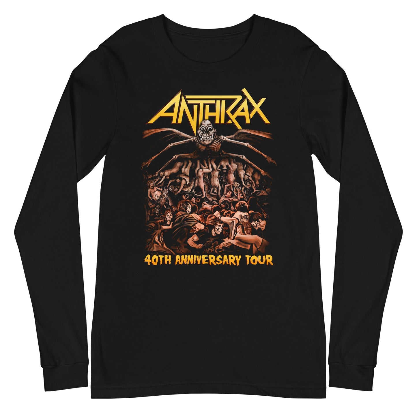 Anthrax Anthrax - 40th Anniversary Tour Long Sleeve T-Shirt
