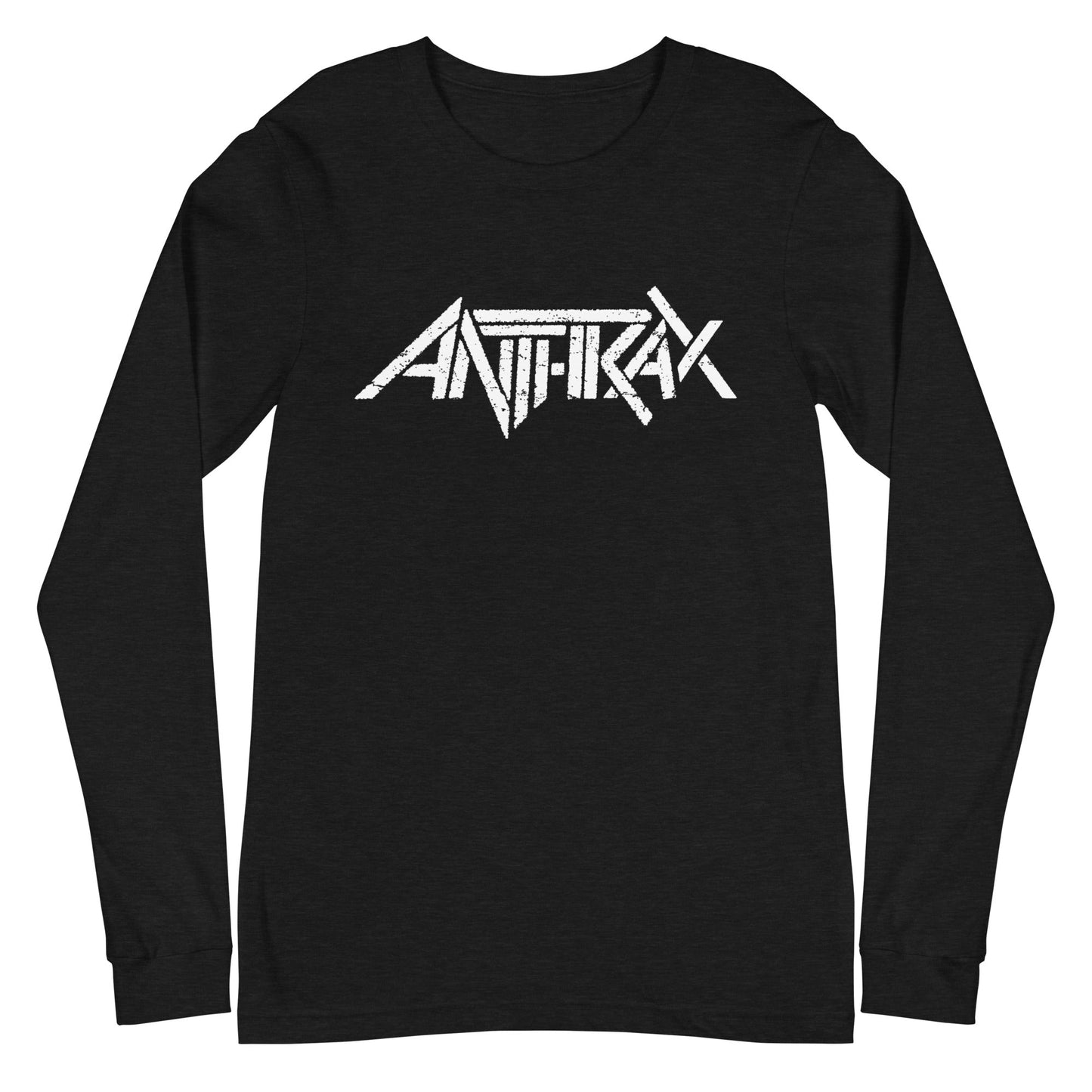 Anthrax Anthrax - White Classic Logo Long Sleeve T-Shirt