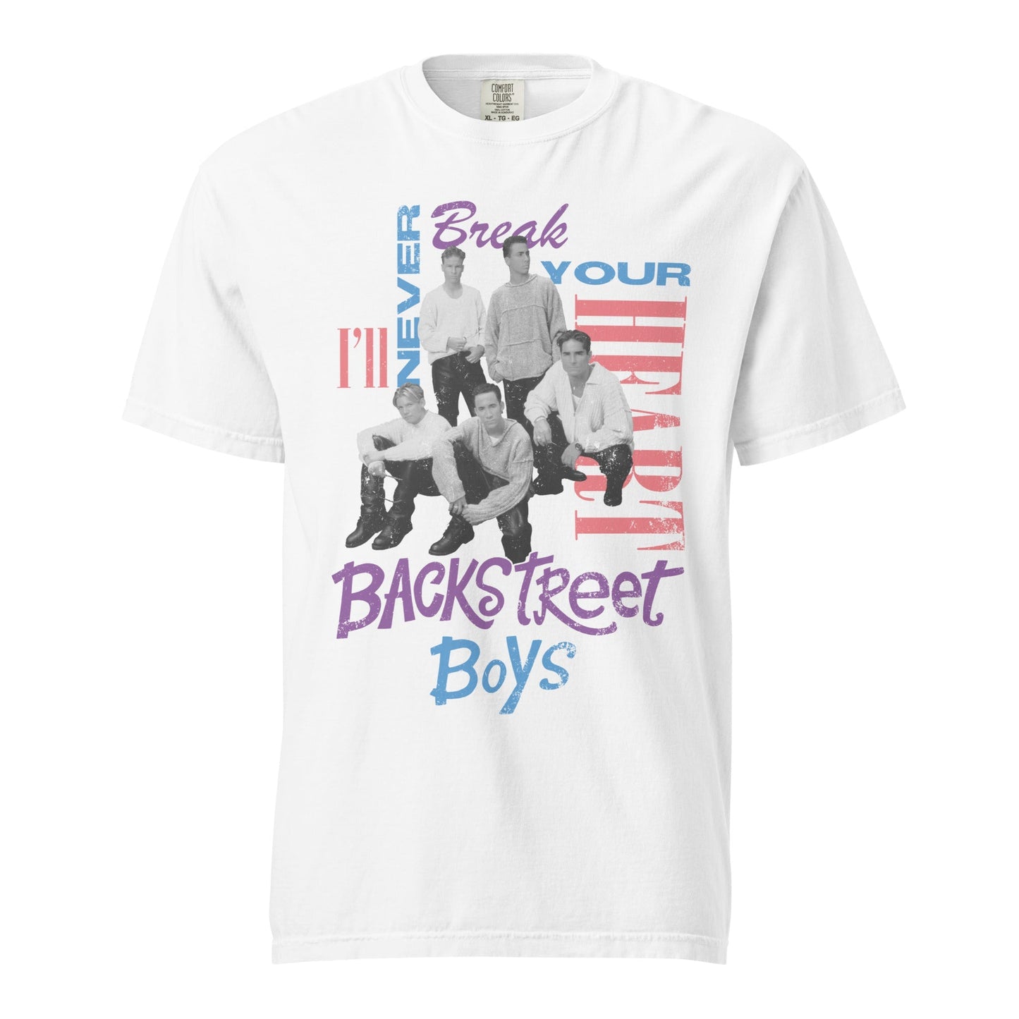 Rockabilia Backstreet Boys - Never Break Mineral Wash T-Shirt