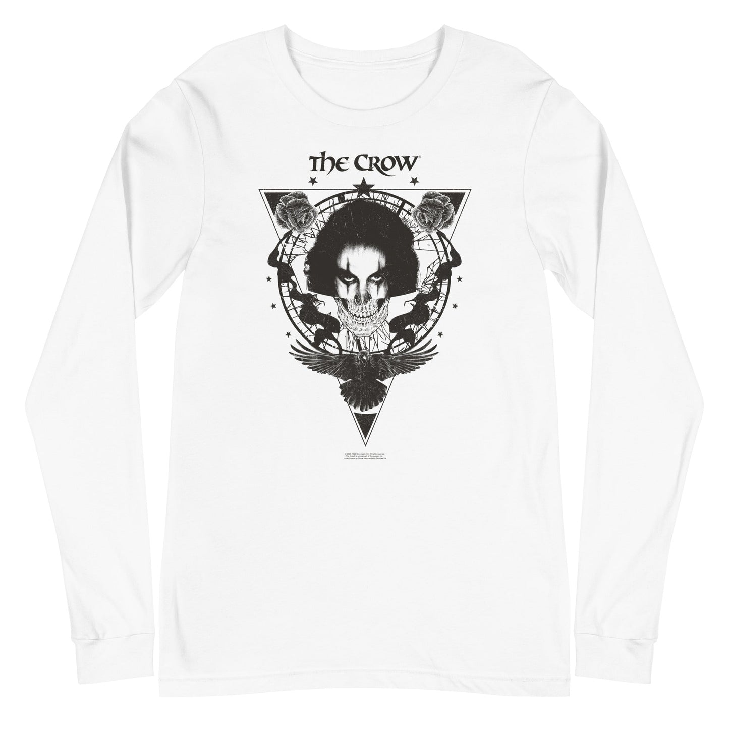 The Crow The Crow - Badge Emblem Long Sleeve T-Shirt