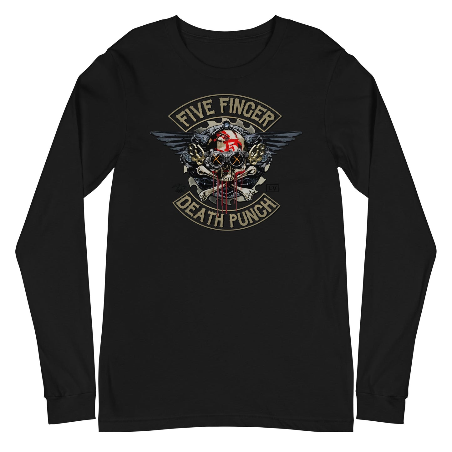 Five Finger Death Punch Five Finger Death Punch - Crossbones Long Sleeve T-Shirt