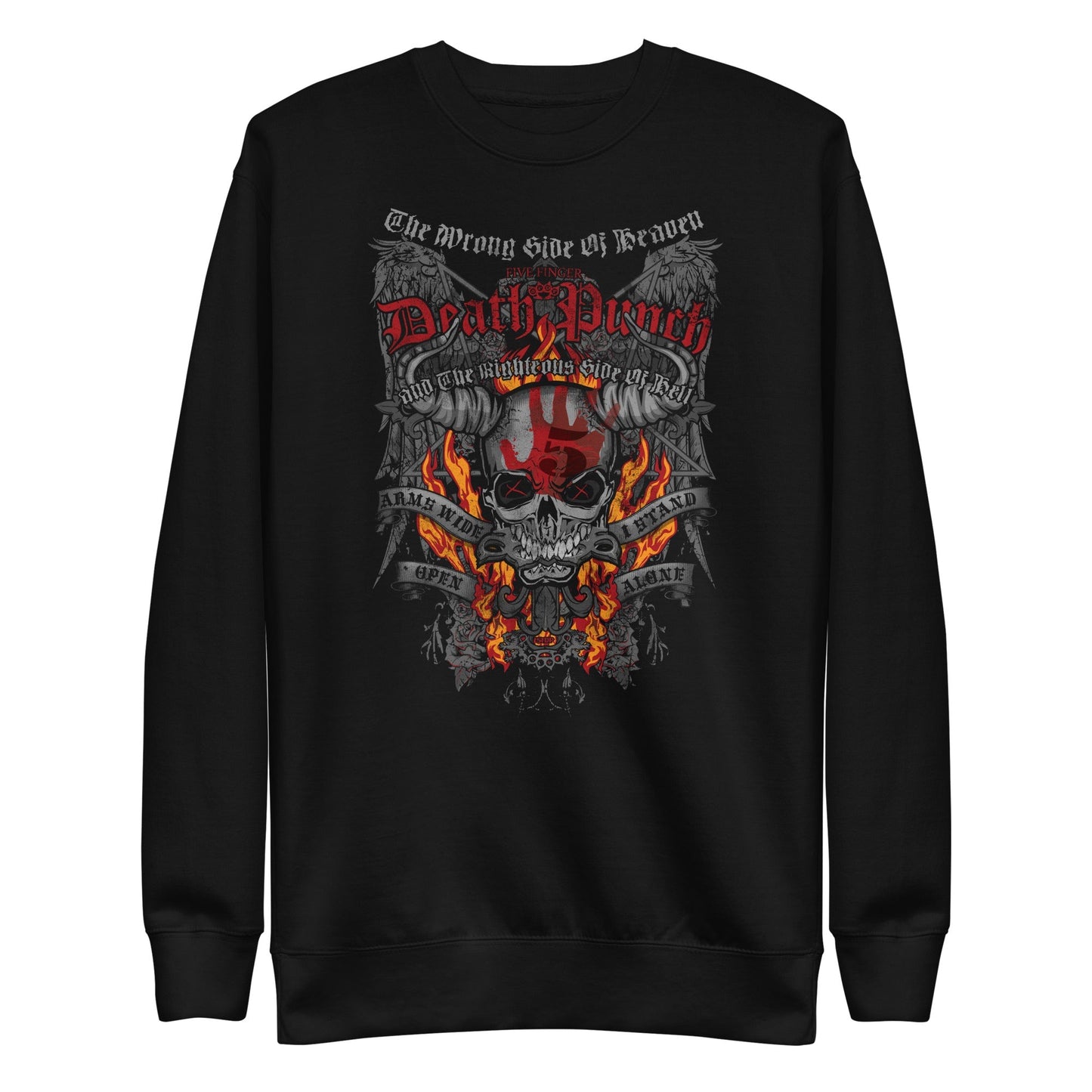 Five Finger Death Punch Five Finger Death Punch - Wrong or Righteous Sweatshirt
