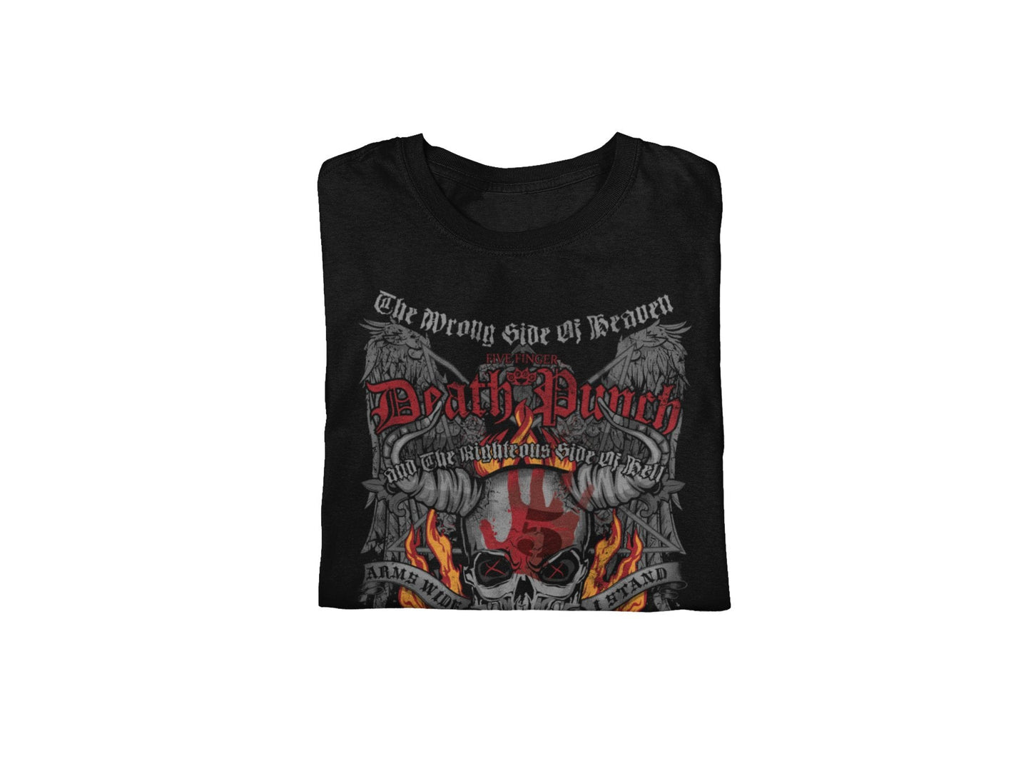 Five Finger Death Punch Five Finger Death Punch - Wrong or Righteous Jumbo Print T-Shirt