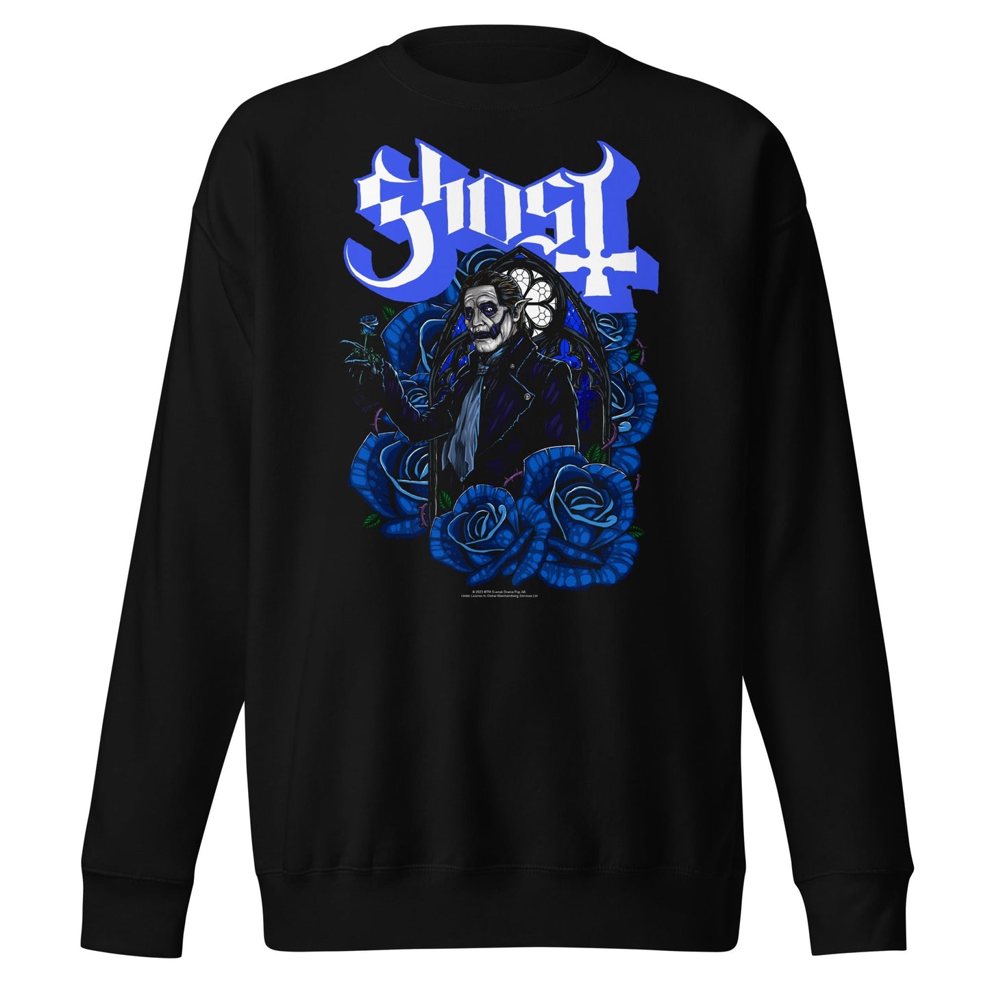 Ghost Ghost - Blue Roses Sweatshirt