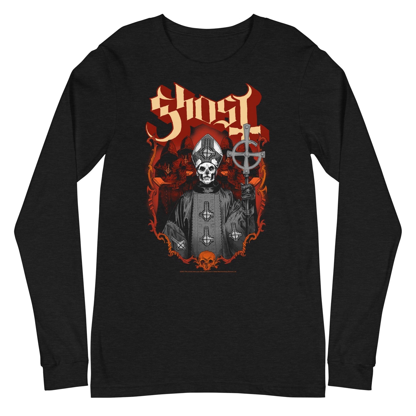 Ghost Ghost - Skull and Robes Long Sleeve T-Shirt