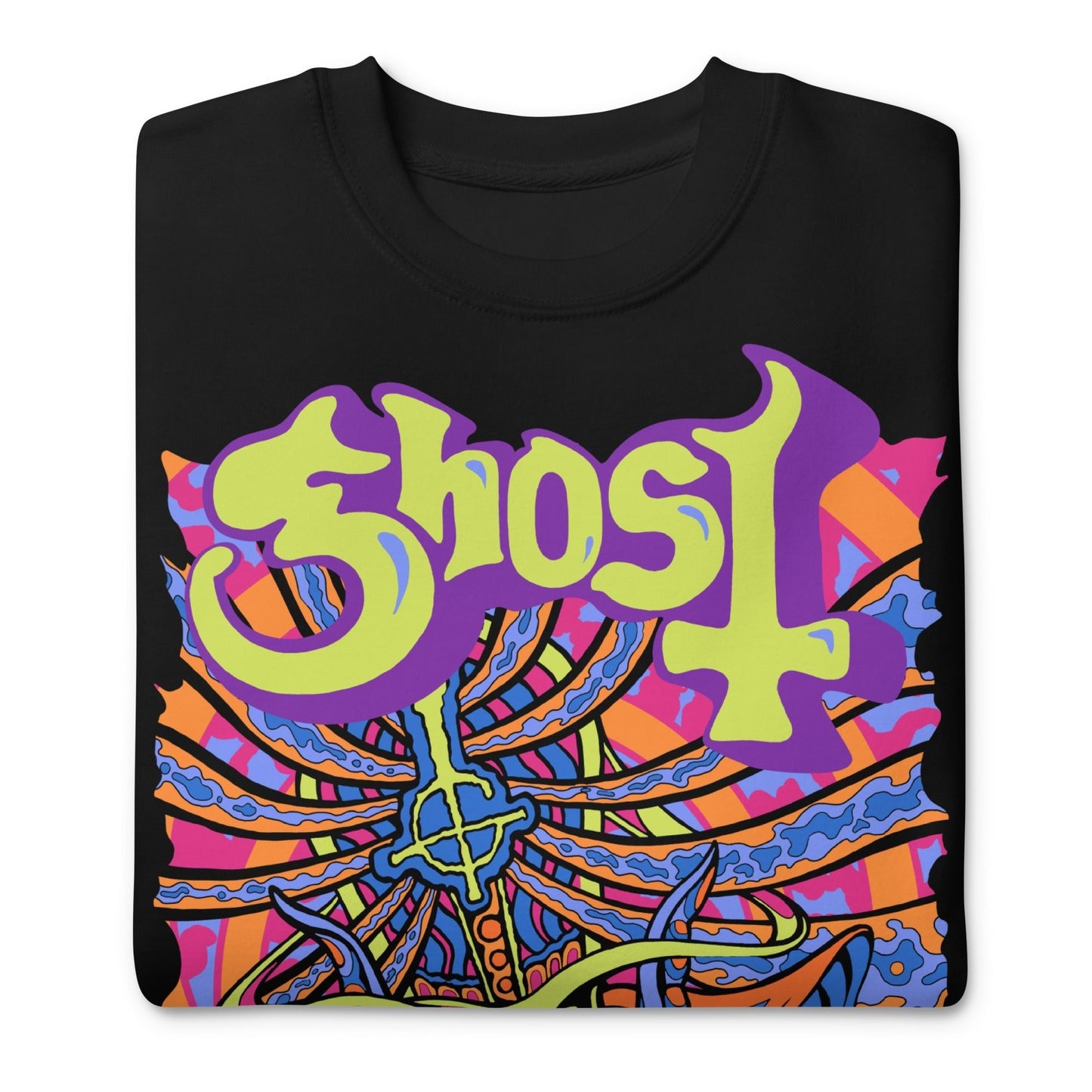 Ghost Ghost - Stained Glass Jumbo Print Sweatshirt
