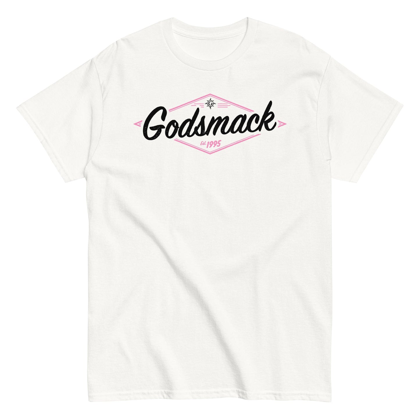 Godsmack Godsmack - Black and Pink Logo T-Shirt