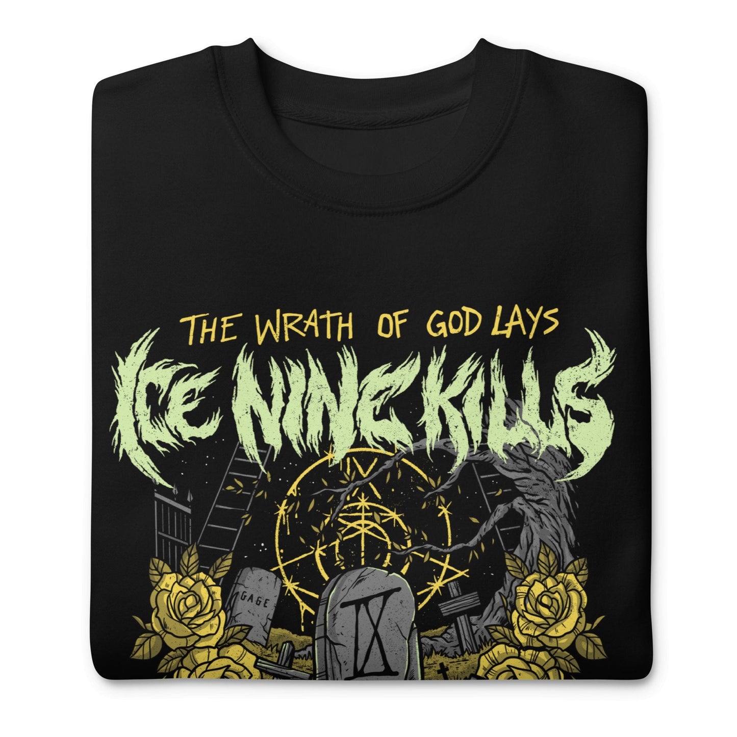 Ice Nine Kills Ice Nine Kills - Yellow Wrath Jumbo Print Sweatshirt