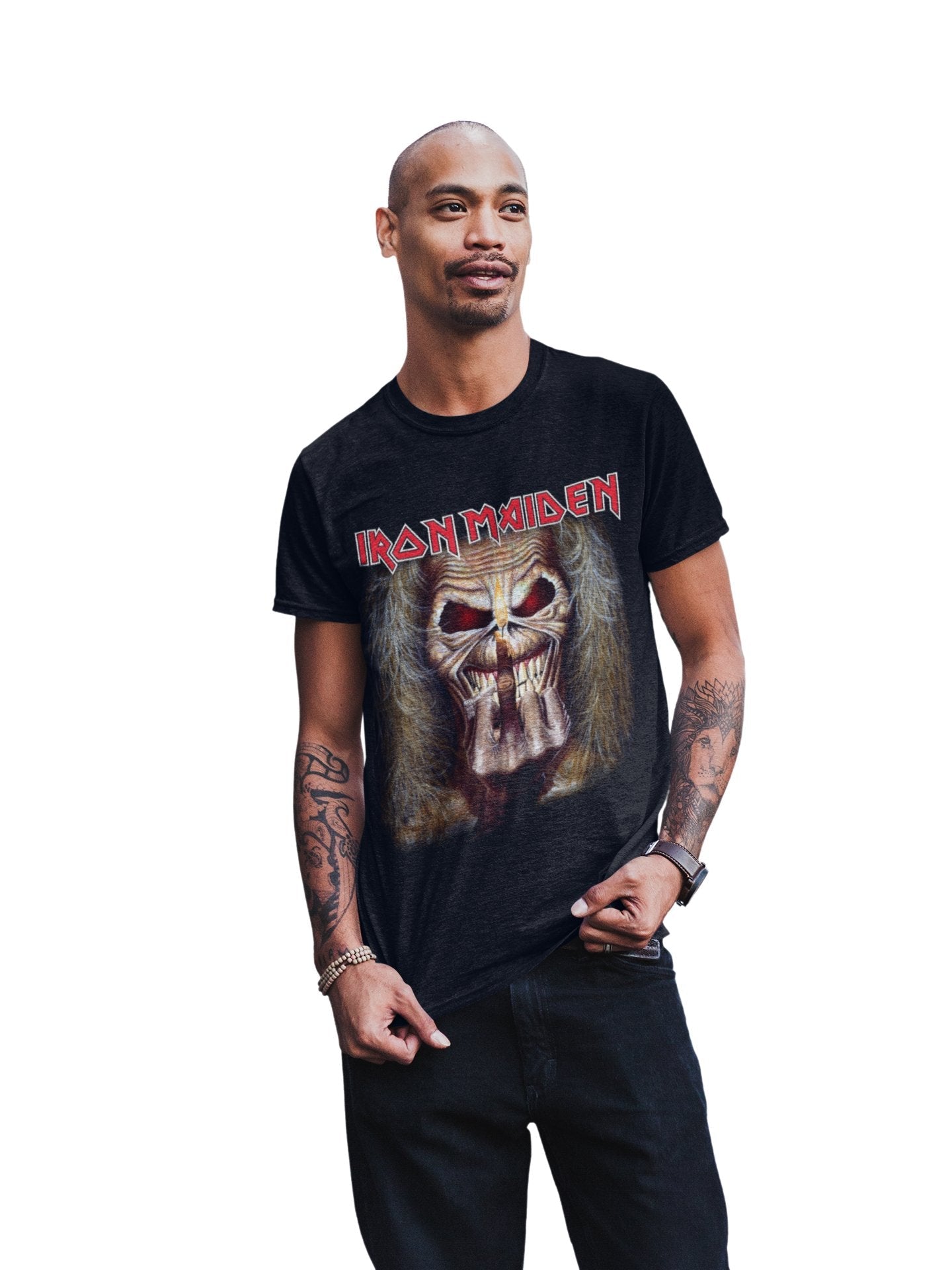 Iron Maiden Iron Maiden - Candle Finger Jumbo Print T-Shirt