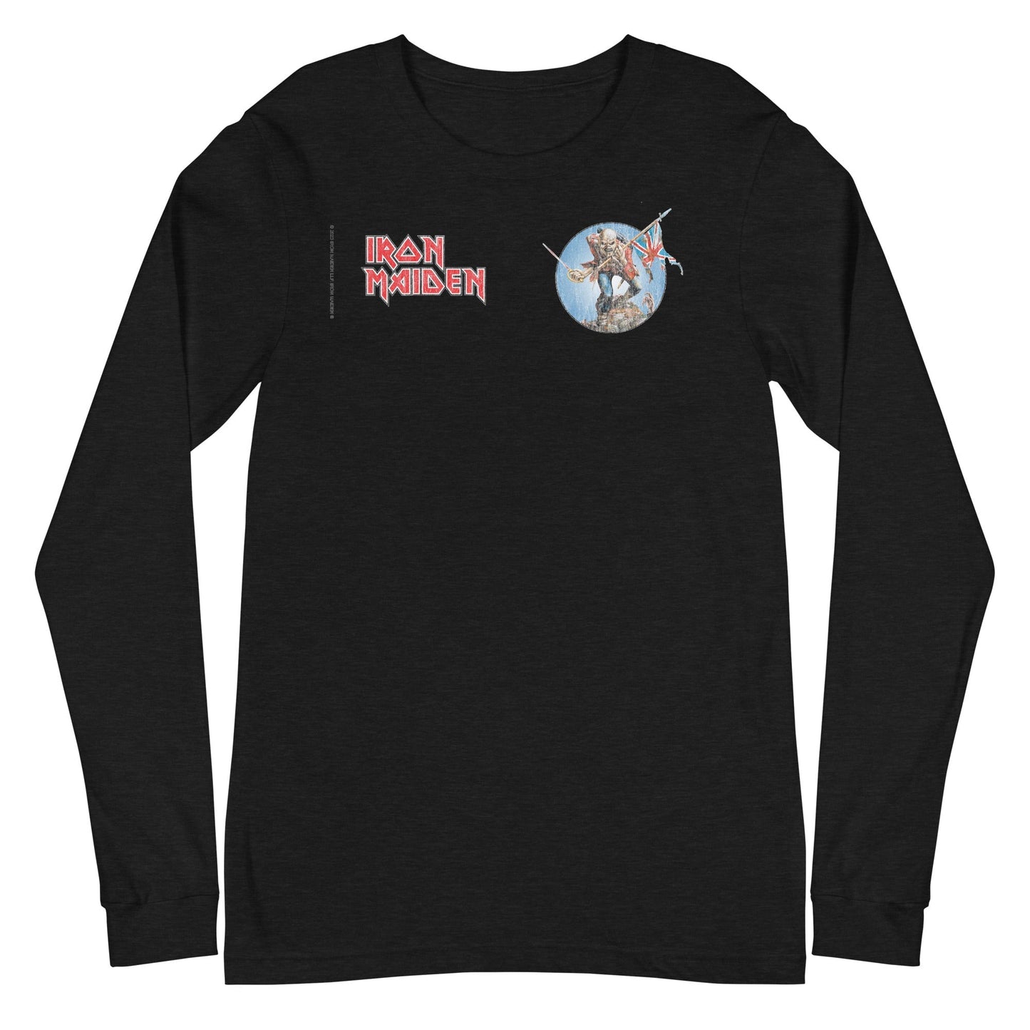 Iron Maiden Iron Maiden - Logo Flag Long Sleeve T-Shirt