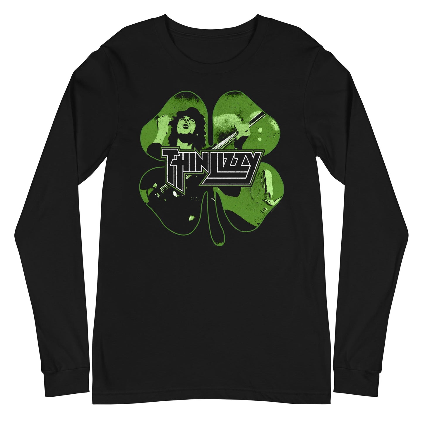 Thin Lizzy Thin Lizzy - 4 Leaf Icons Long Sleeve T-Shirt