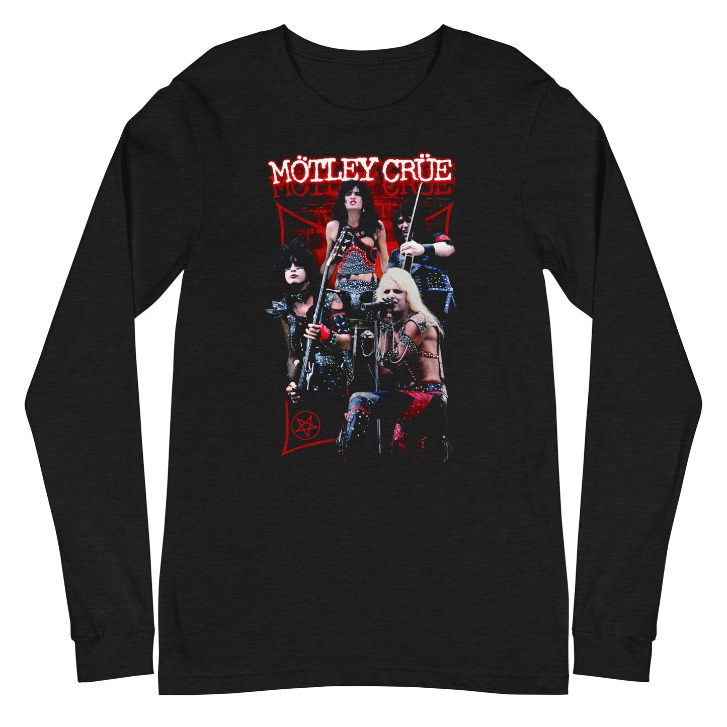 Motley Crue Motley Crue - Live Long Sleeve T-Shirt
