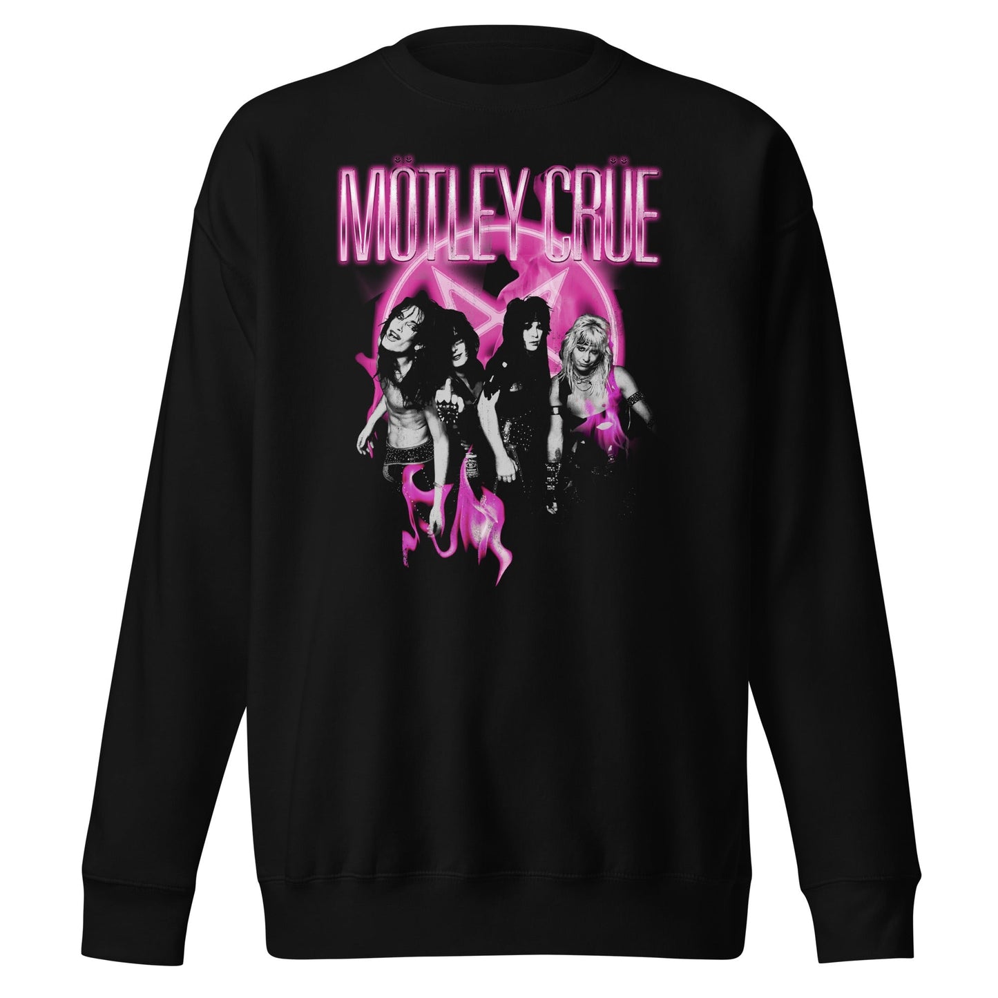 Motley Crue Motley Crue - Neon Pink Sweatshirt