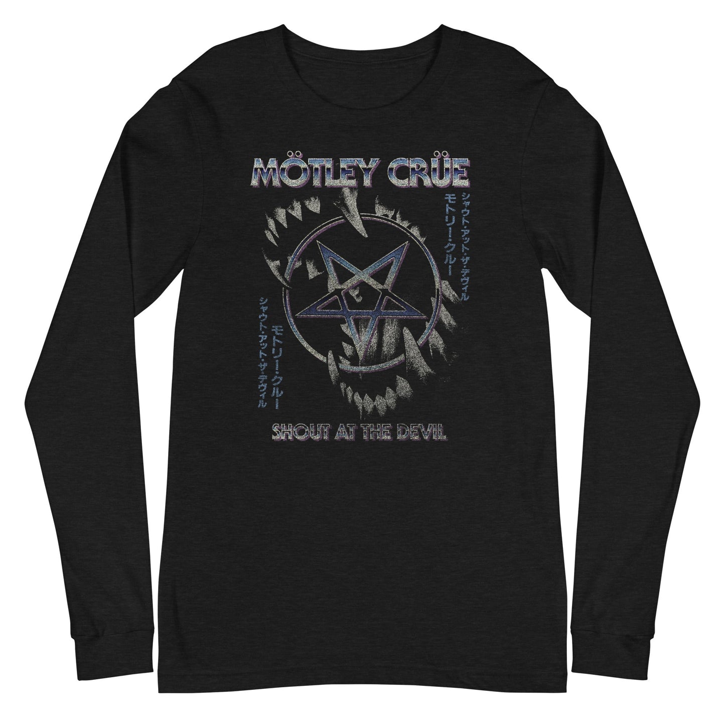 Motley Crue Motley Crue - Pentagram Long Sleeve T-Shirt