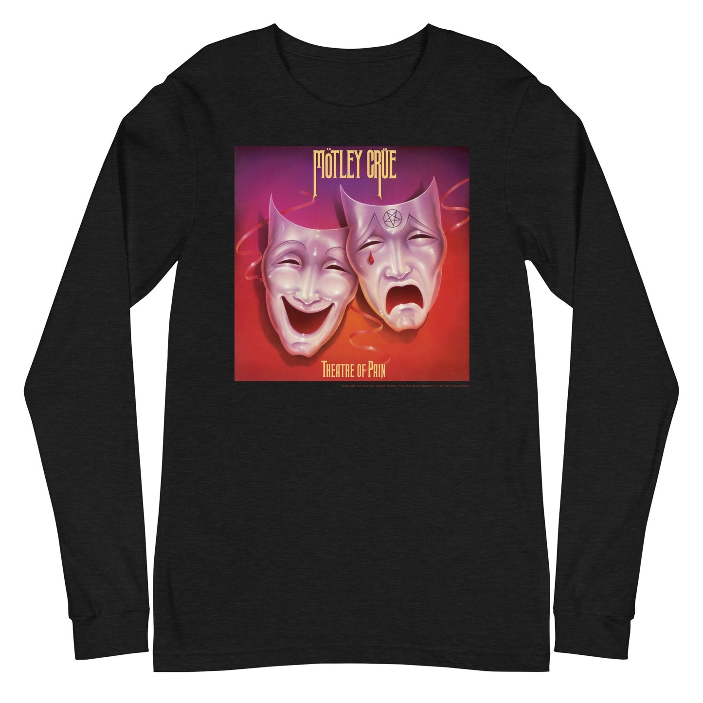 Motley Crue Motley Crue - Theatre of Pain Cover Long Sleeve T-Shirt