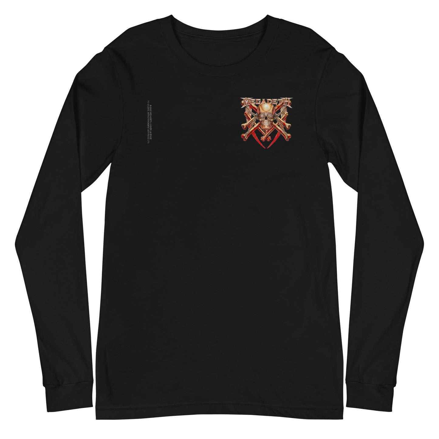 Megadeth Megadeth - Crossed Bones Long Sleeve T-Shirt