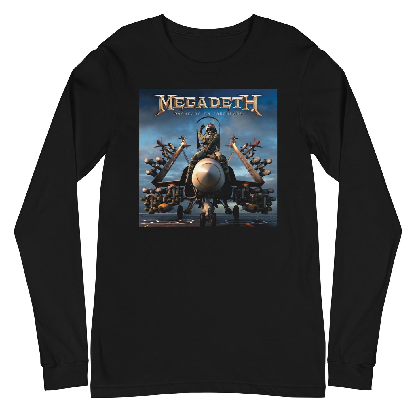 Megadeth Megadeth - Warheads on Foreheads Long Sleeve T-Shirt