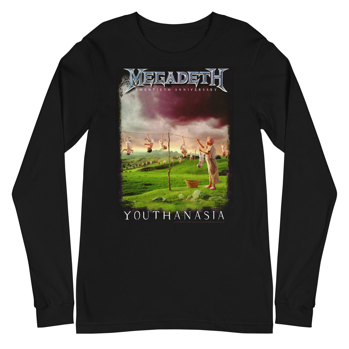 Megadeth Megadeth - 20th Youthanasia Long Sleeve T-Shirt