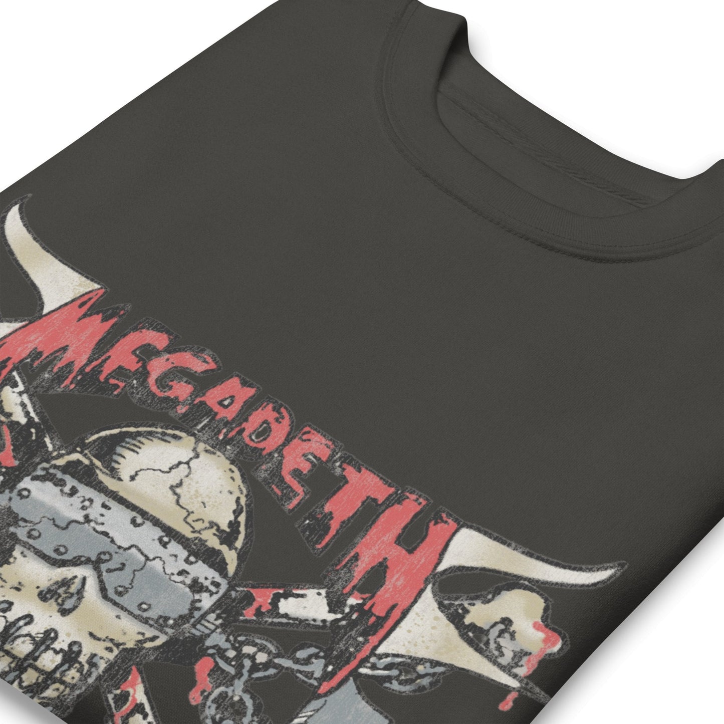 Megadeth Megadeth - Hand Painted Vic Jumbo Print Sweatshirt