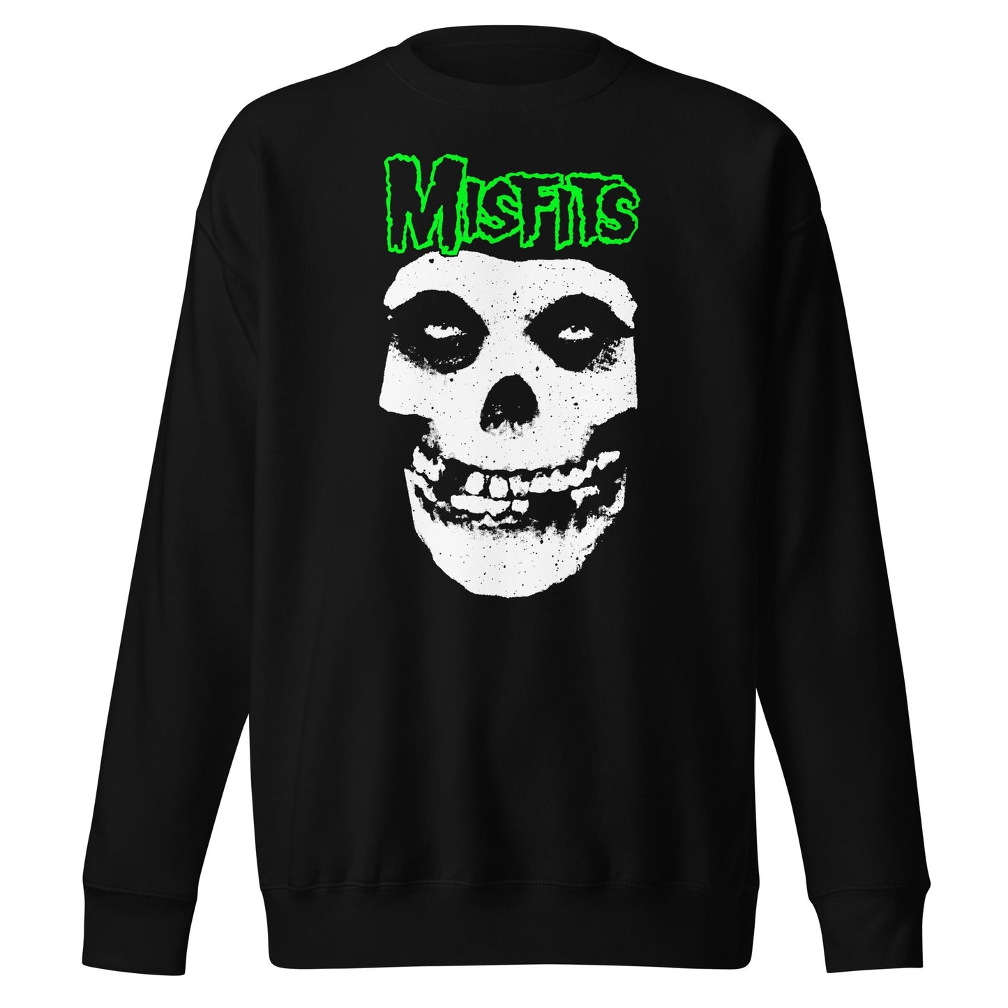 Misfits Misfits - Green Skull Sweatshirt
