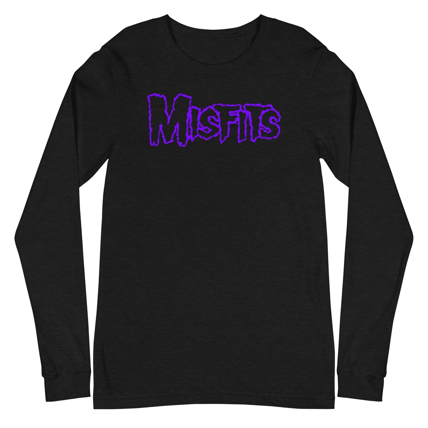 Misfits Misfits - Purple Drip Logo Long Sleeve T-Shirt
