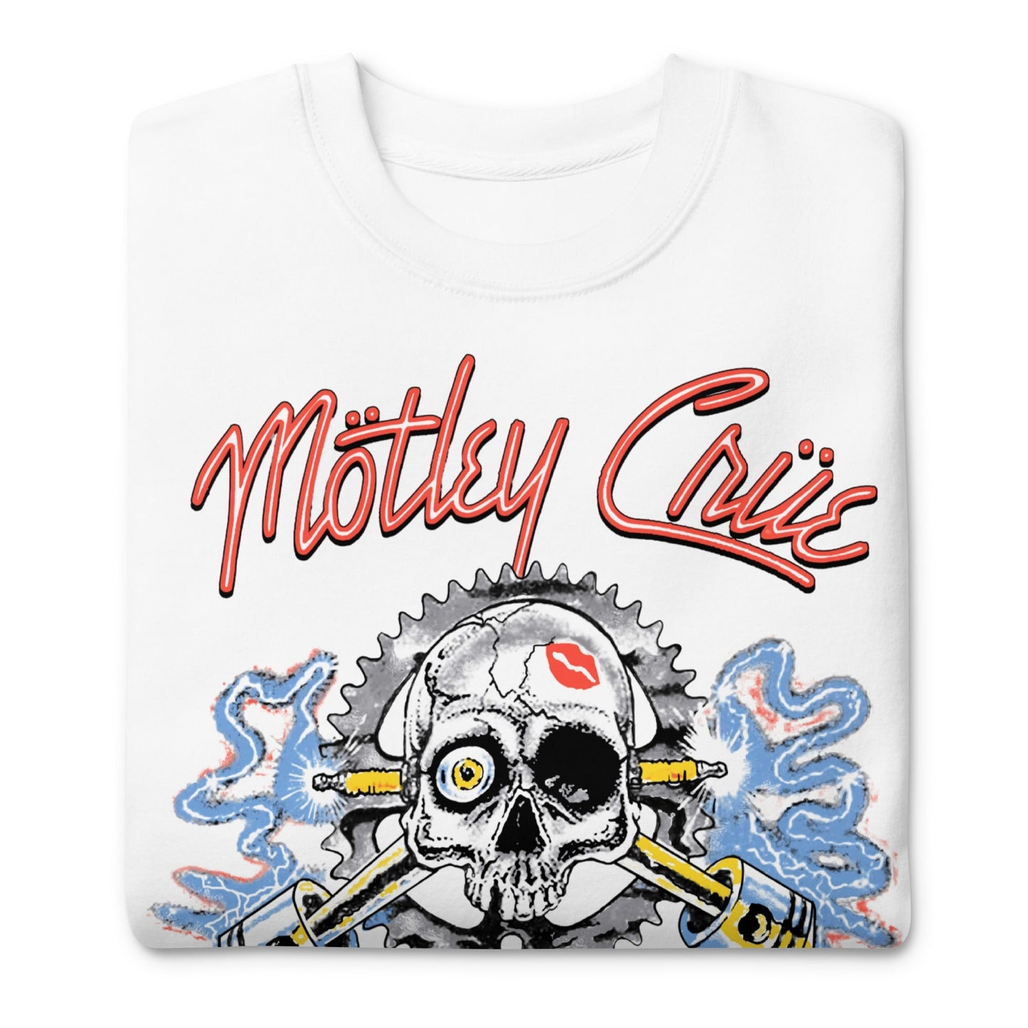 Motley Crue Motley Crue - Girl's Skull Jumbo Print Sweatshirt