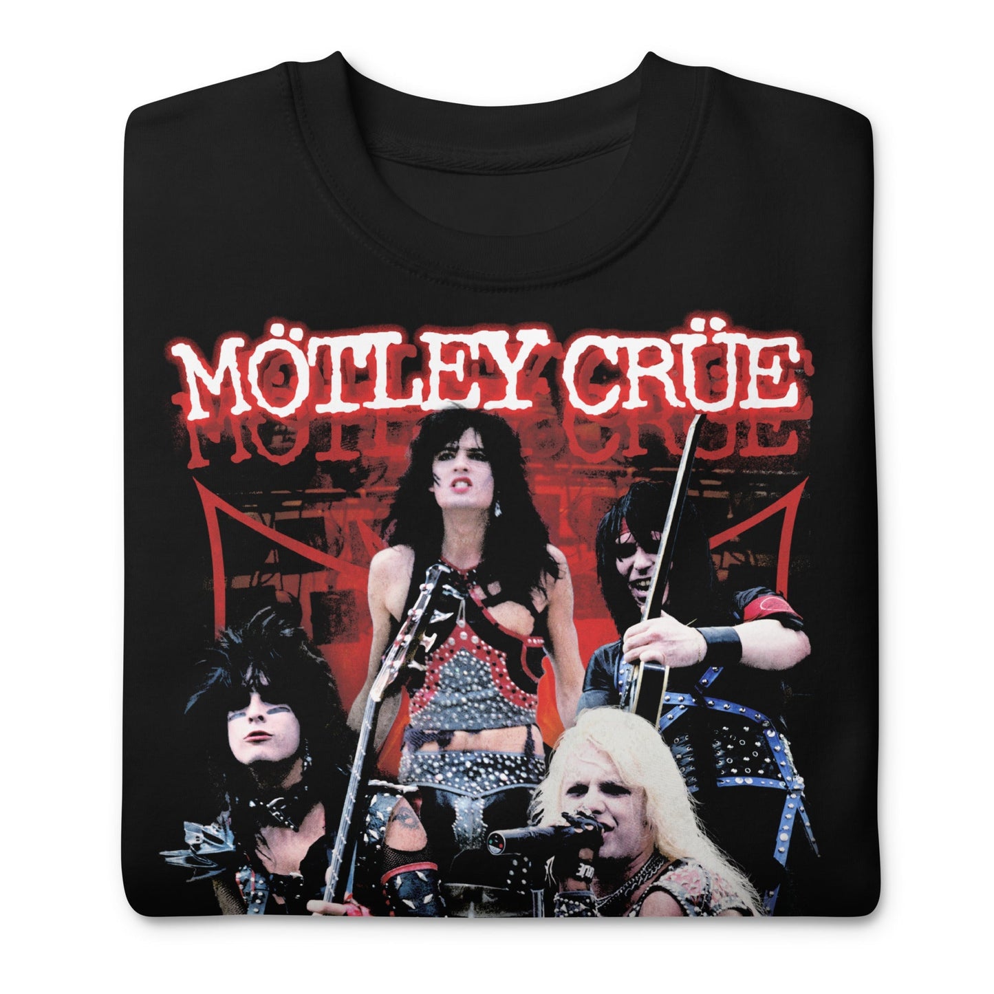 Motley Crue Motley Crue - Live Jumbo Print Sweatshirt