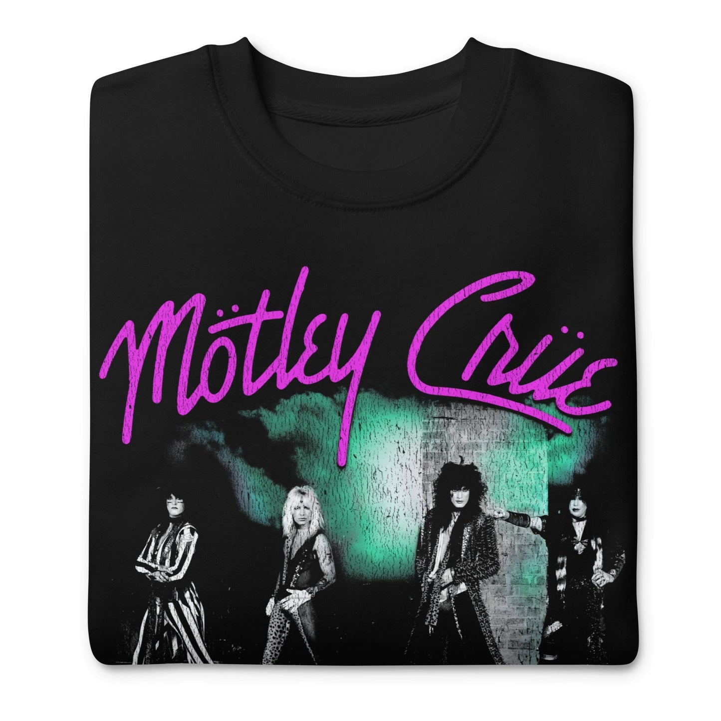 Motley Crue Motley Crue - Pink Girls Jumbo Print Sweatshirt