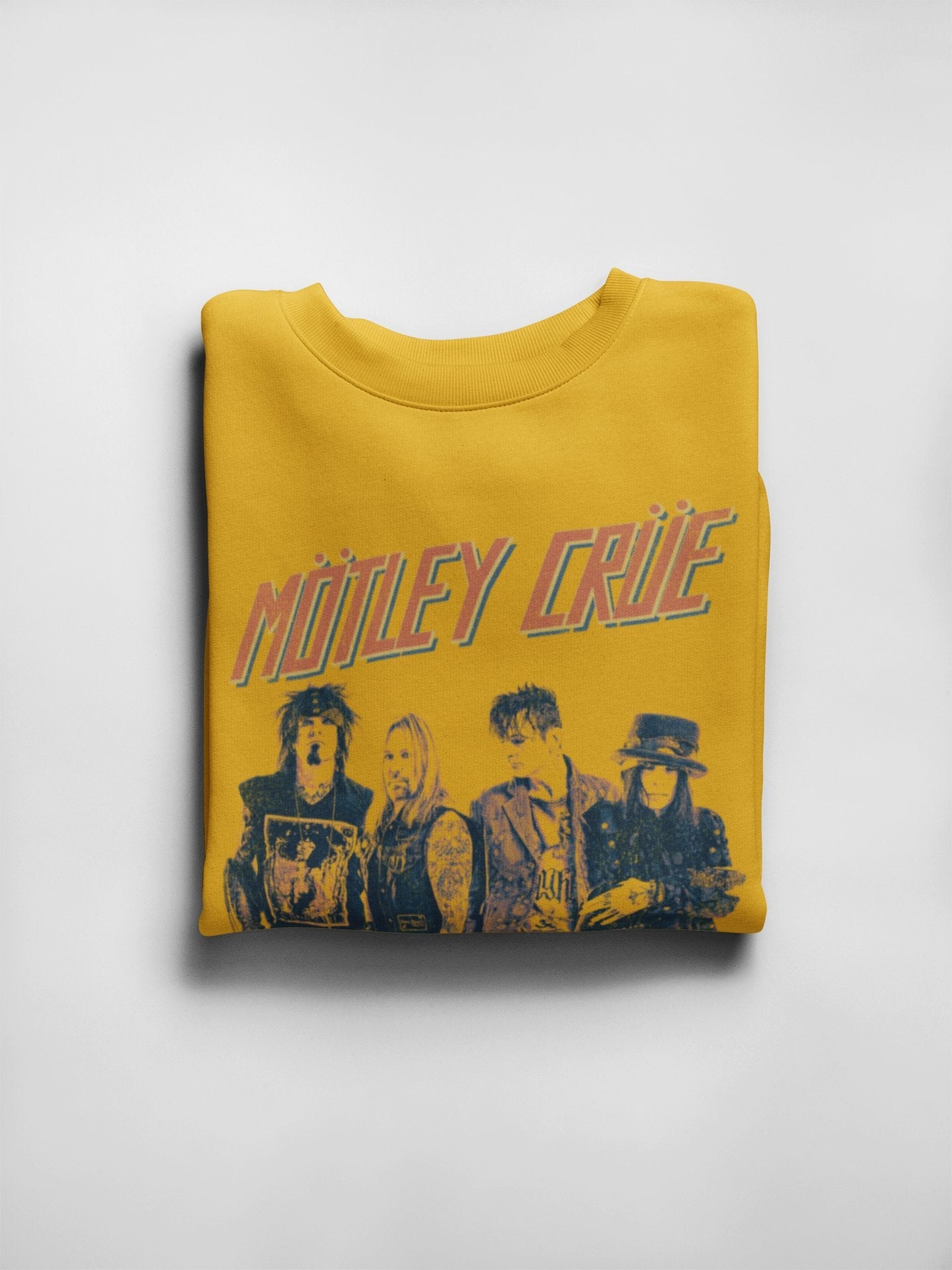 Motley Crue Motley Crue - Retro Boomin Jumbo Print Sweatshirt