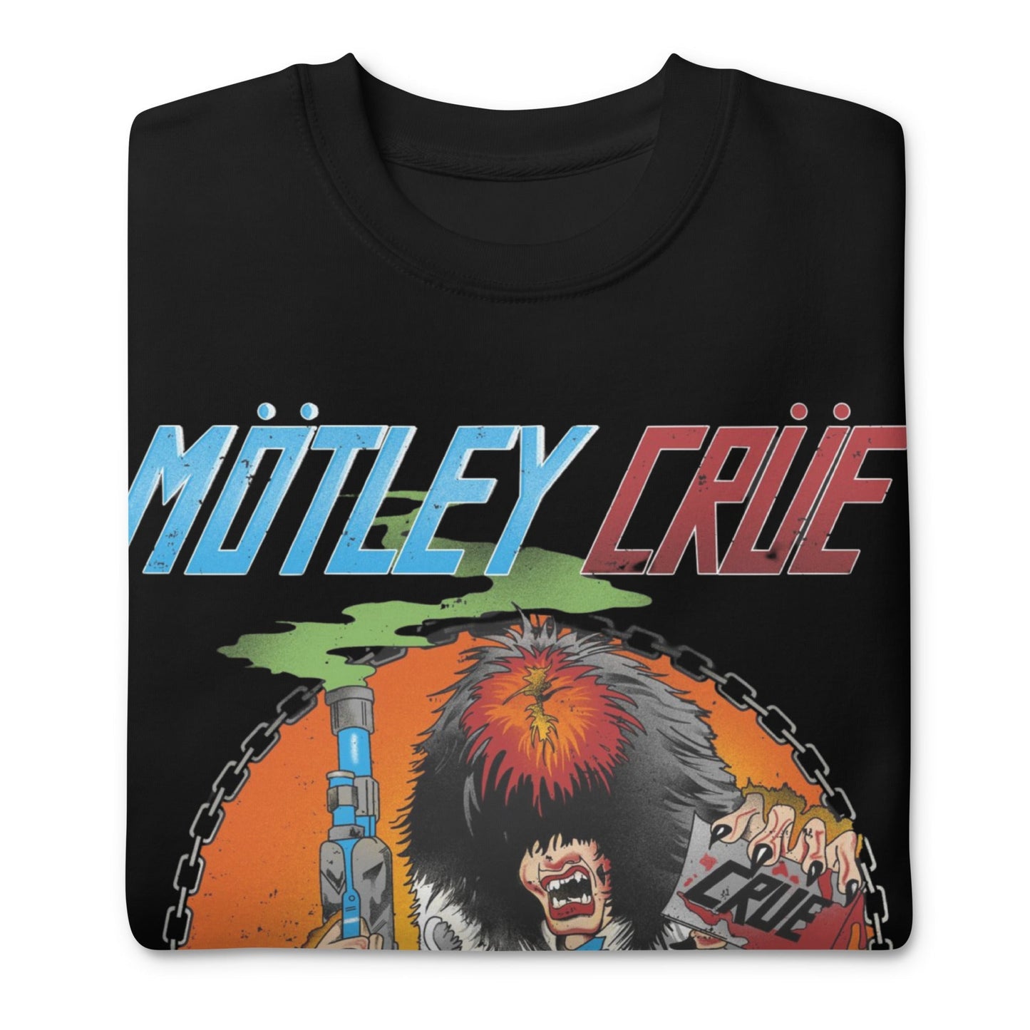 Motley Crue Motley Crue - Smoking Allister Jumbo Print Sweatshirt