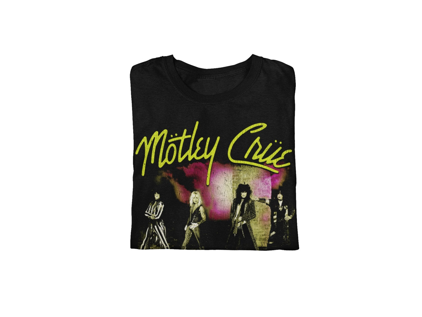 Motley Crue Motley Crue - Yellow Girls T-Shirt