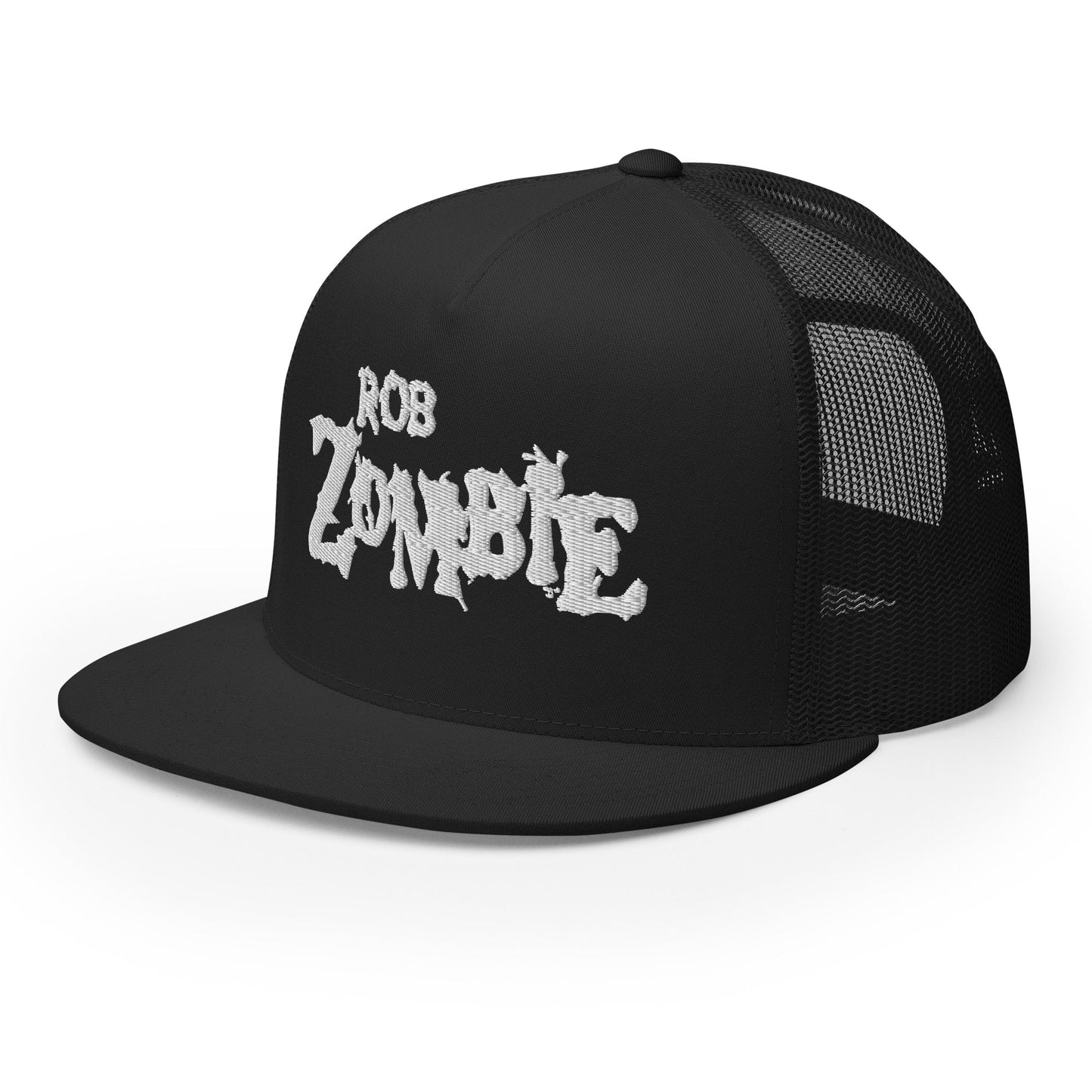 Rob Zombie Rob Zombie - Logo Flat Brim Trucker Hat