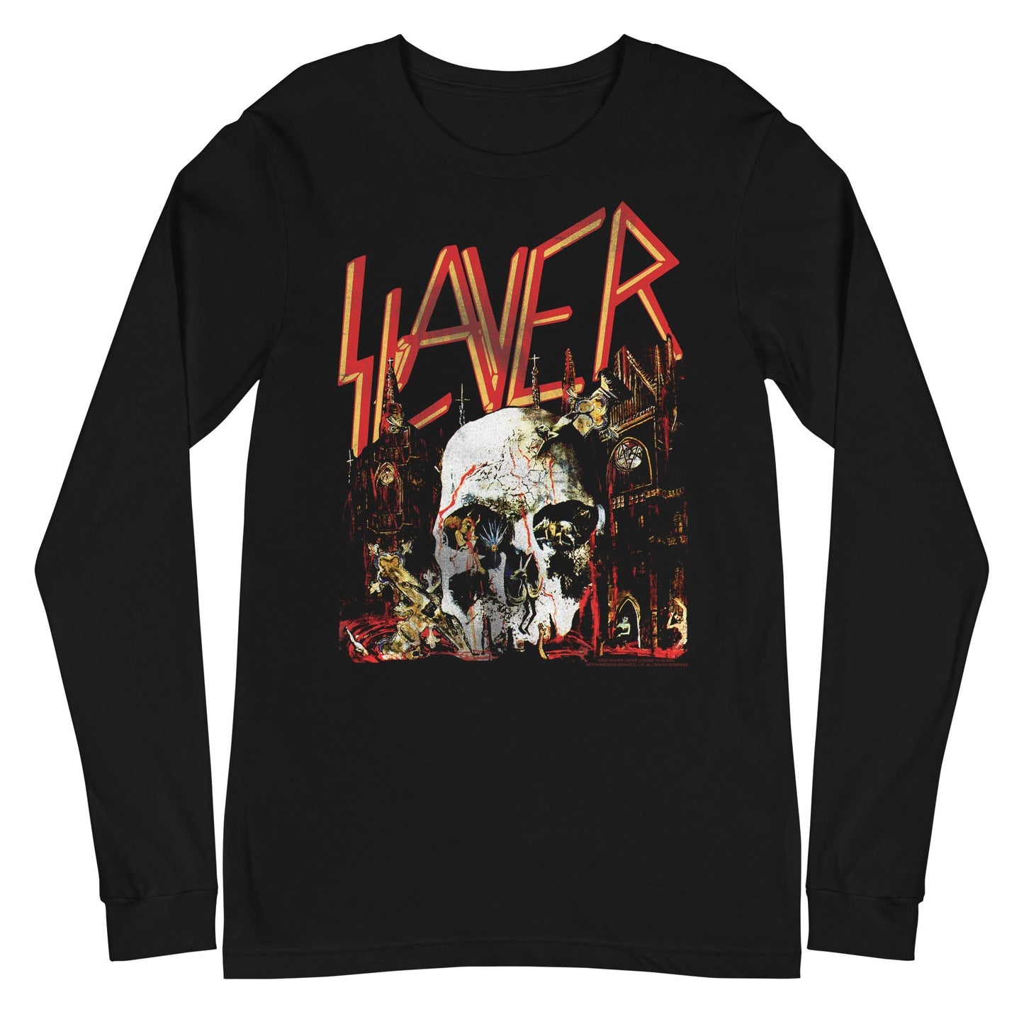 Slayer Slayer - South Skull Long Sleeve T-Shirt