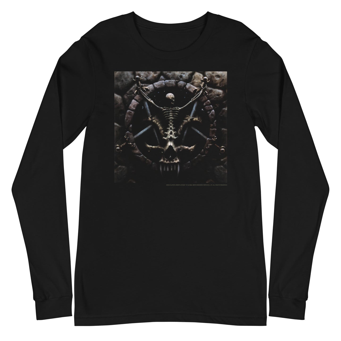 Slayer Slayer - Skeleton Pentagram Long Sleeve T-Shirt
