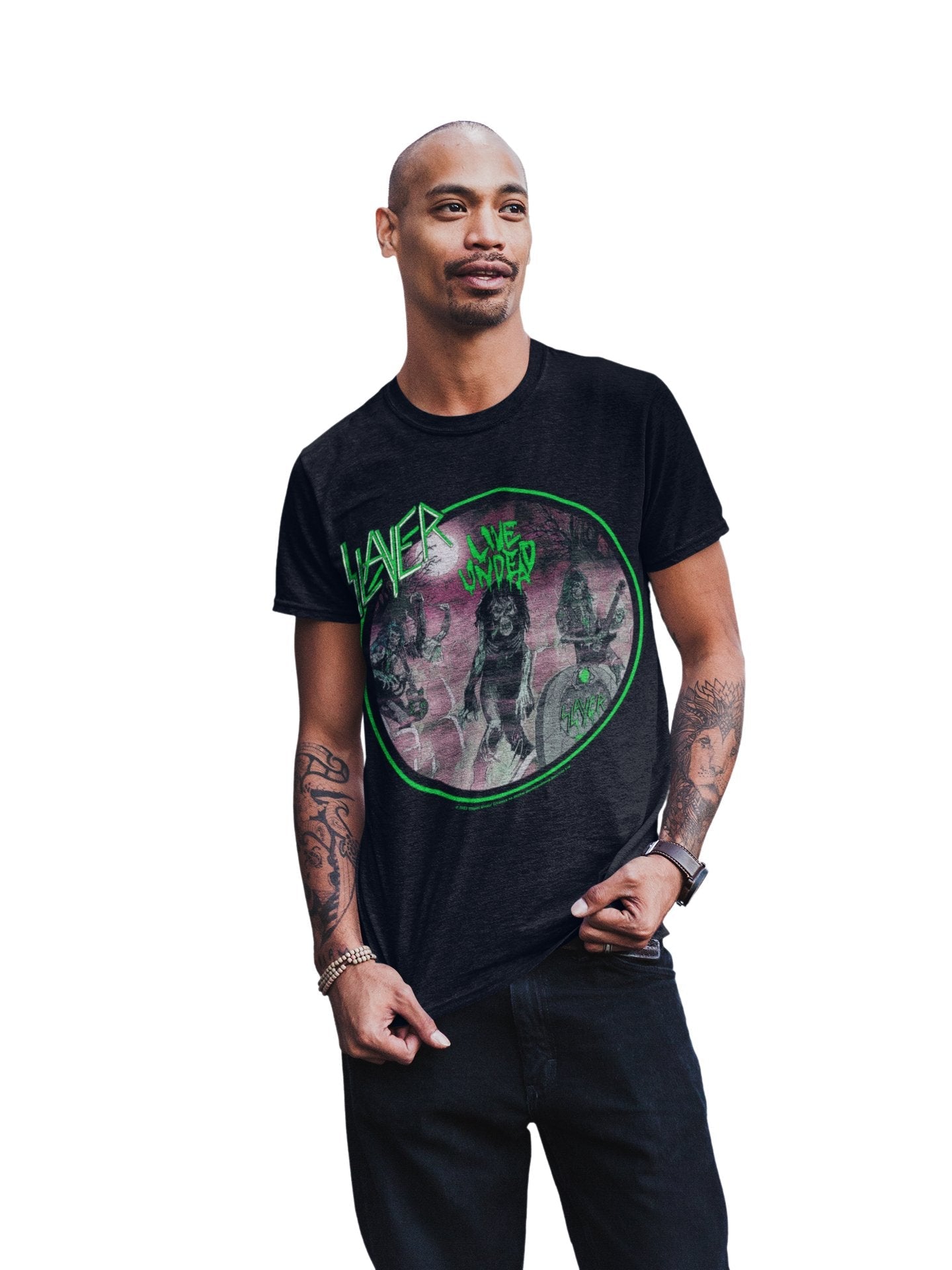 Slayer Slayer - Neon Green Undead T-Shirt