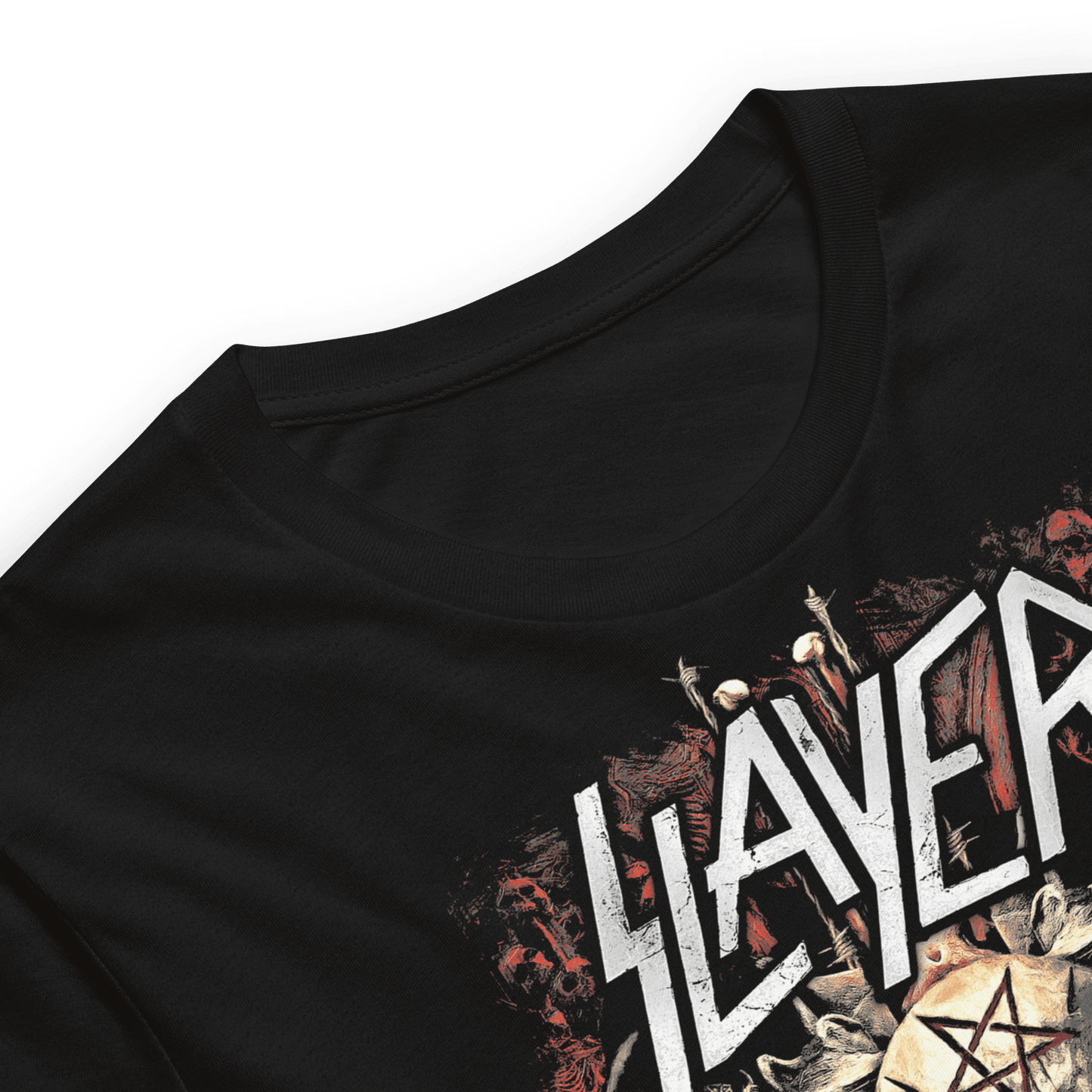 Slayer Slayer - Three Skulls Jumbo Print T-Shirt
