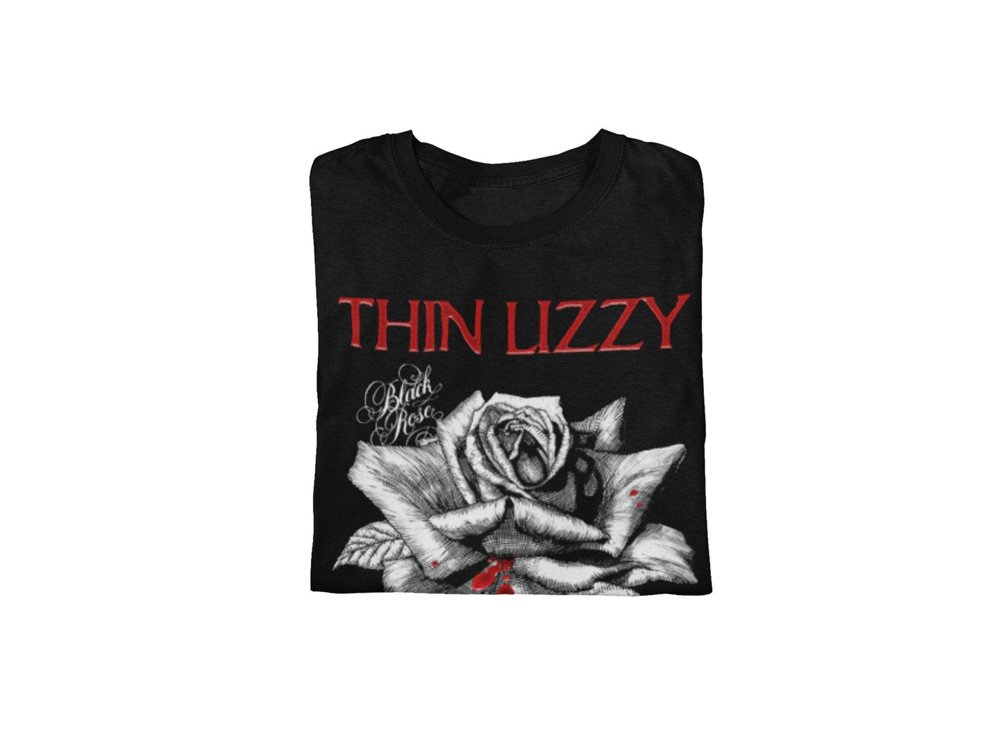 Thin Lizzy Thin Lizzy - Black Rose Jumbo Print T-Shirt